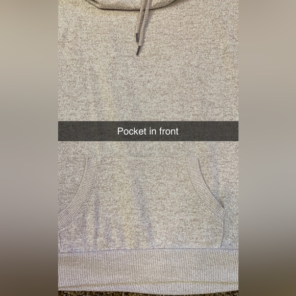 INSPIRED HEARTS Cowl Neck Lightweight Tunic Sweater - Picture 5 of 5